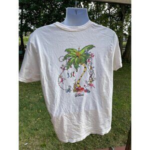 Billabong X Dr. Seuss White T-Shirt XL Christmas Graphic Tee Short Sleeve Cotton